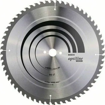 Pilový kotouč BOSCH Optiline Wood 2608640675 400 x 30 x 3,5 mm 60 zubů