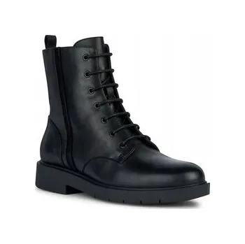 Dámské kozačky Geox Kotníkové Boty D Spherica Ec1 D36QRA 04322 C9999 Černé