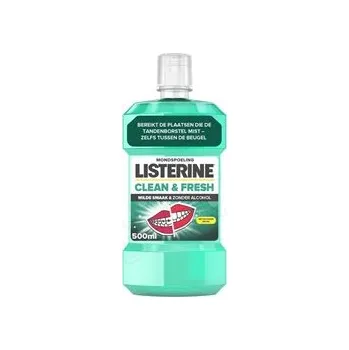 Ústní voda Listerine Clean Fresh 0% alkohol 500ml