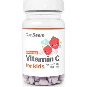 Fitness strava EXP 13.4.2024 Vitamín C, tablety na cucání pro děti - GymBeam