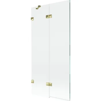 Vanová zástěna Dvoudílná vanová Paraván Mexen 90 x 150 cm průhledná