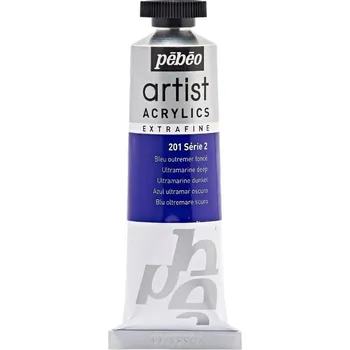Vodová barva Pébéo Artist Akrylová barva Ultramarine Deep Blue 37 ml 1 ks