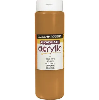 Vodová barva Daler Rowney Graduate Akrylová barva Gold Imitation 500 ml 1 ks