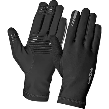 Cyklistické rukavice GripGrab Rukavice GripGrab Insulator 2 Spring-Autumn, černá velikost L