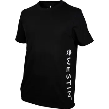 Rybářské oblečení Westin Tričko Vertical T-Shirt Black Velikost: L