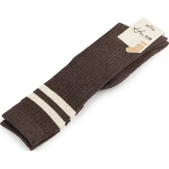 Deštník Dámské / dívčí podkolenky vlněné hnědá 1 pár