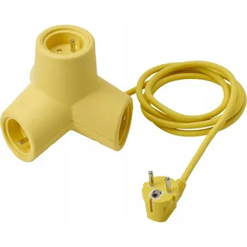 Napájecí kabel IKEA HORNFELS Prodlužovací Kabel, žlutý, 1.8 m
