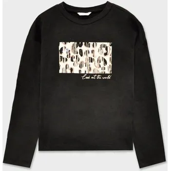 dívčí černé tričko s flitry Mayoral 7024-23 velikost 158