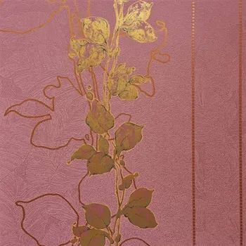 Tapeta Vliesové tapety na zeď stonky listů na vínovém podkladu 57940