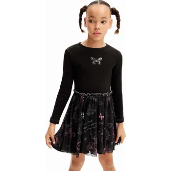 Dámské šaty Dívčí šaty Desigual 24WGVK16 černá 99X, vel. 152