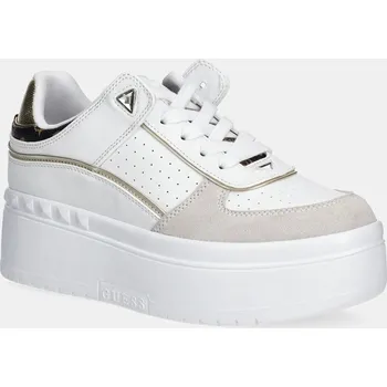 Pánské tenisky Tenisky Guess RIDGEE bílá barva, FLPRID PEL12 FLPRID.PEL12.WHITE 00X, EUR 39