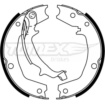 Brzdová čelist Sada brzdových čelistí, TX 22-72