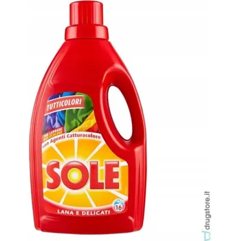 Prací gel Tekutý prací prostředek na barevné prádlo Sole 1 l