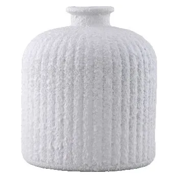 Váza Láhev|váza, pr.16x18cm|1,95L, bílá|Vidrios San Miguel|Recycled Glass