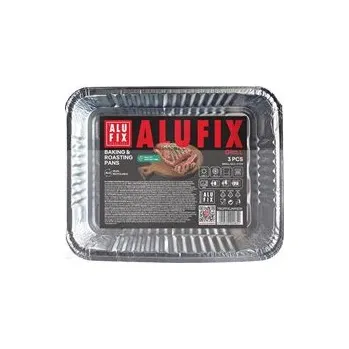 Zahradní gril Hliníkové misky na gril 3ks 22,5x17cm Alufix