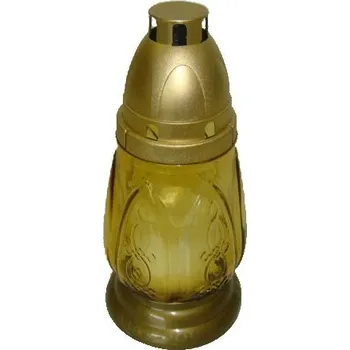 Svíčka Svíčka hřbitovní Lampa 8,5x18,5cm 50g - žlutá