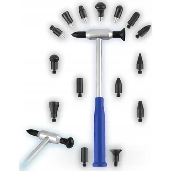 Kladivo Klepářské kladivo na promáčkliny PDR, výměnné hlavice, palička