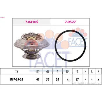 Termostat, chladivo, 7.8410