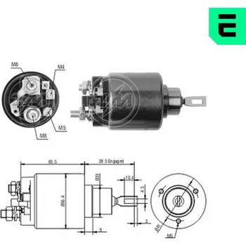 Elektromagnetický spínač, startér, ZM2571