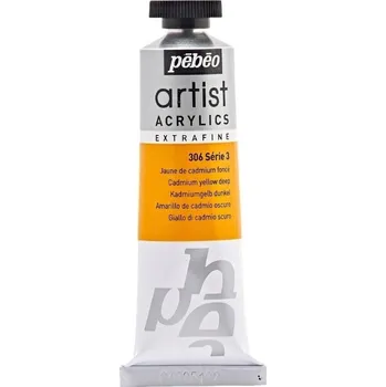 Vodová barva Pébéo Artist Akrylová barva Deep Cadmium Yellow 37 ml 1 ks