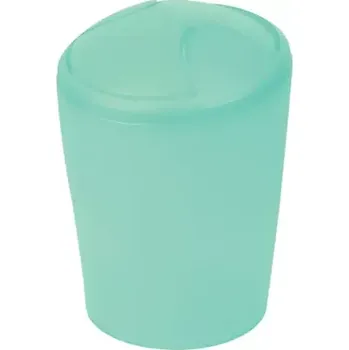 Odpadkový koš Spirella MOVE výklopný odpadkový koš 2 L mint zelená (7610583186324)