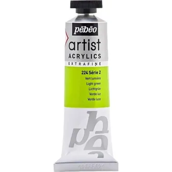 Vodová barva Pébéo Artist Akrylová barva Light Green 37 ml 1 ks