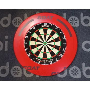 Terč na šipky Goat set DOUBLE - terč Everscore + okruží Red 022