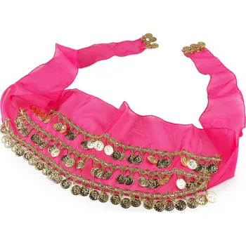 Shakira šátek penízkový monofilový 23x140 cm pink 1 ks