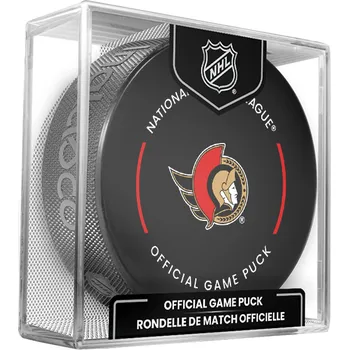 Puk Inglasco / Sherwood Puk Ottawa Senators NHL Official Game Puck 2024-2025