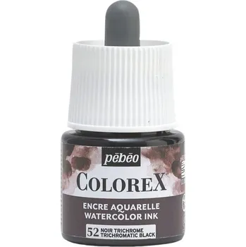 Pébéo Colorex Tuš Trichromatic Black 45 ml 1 ks