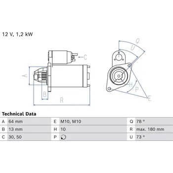 Startér Startér BOSCH 0 986 026 960