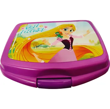 Svačinový box ELI Dětský svačinový box PRINCEZNY - LOCIKA růžový