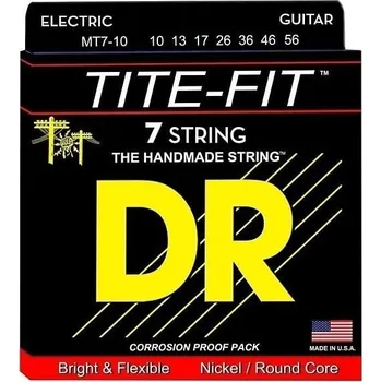 Struna pro hudební nástroj DR Strings Tite-Fit MT7-10 Struny pro elektrickou kytaru