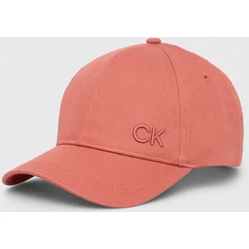 Čepice Bavlněná baseballová čepice Calvin Klein K60K612000 růžová 30X, vel. ONE SIZE