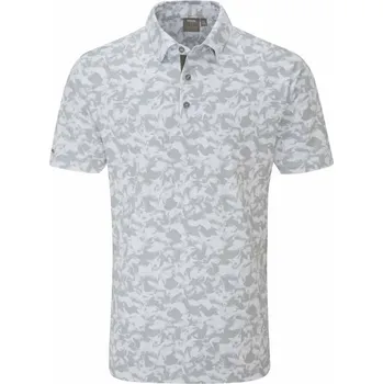 PING Julian pánské polo, silver multi pánské, XXL