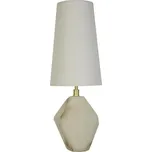 Searchlight EU88250WH - Stolní lampa APEX 1xE27/60W/230V bílá/šedá