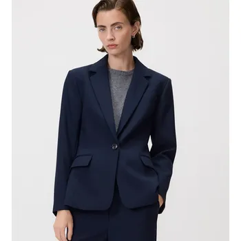 Reserved - Jednořadý blejzr - tmavomodrá - YS551-59X - YS551-59X-S