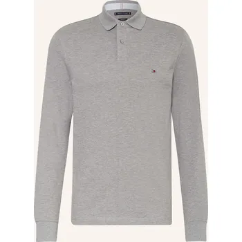 Tommy Hilfiger Pánská Polokošile Z Piké Regular Fit, šedá, XXL