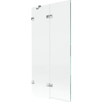 Vanová zástěna Dvoudílná vanová Paraván Mexen 90 x 150 cm průhledná