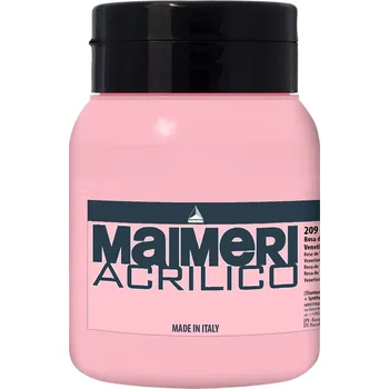 Vodová barva Maimeri Acrilico Akrylová barva Venetian Rose Light 209 500 ml 1 ks