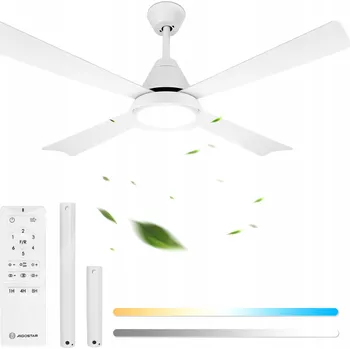 Domácí ventilátor Stropní ventilátor Aigostar Bílý stropní ventilátor