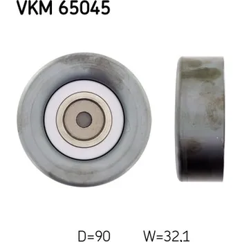 Vratna/vodici kladka, klinovy zebrovy remen, VKM 65045