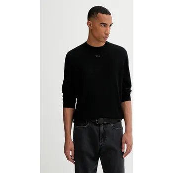 Pánský svetr Vlněný svetr Diesel K-VALIAM pánský, černá barva, A17442.0DCCH 99X, vel. L