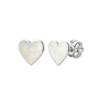 Náušnice Yoowey stříbrné náušnice srdce NA2069