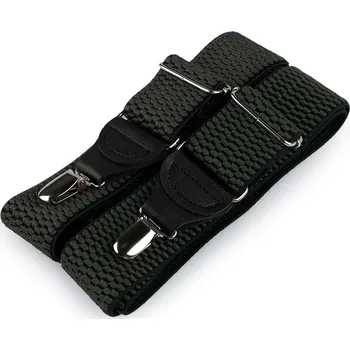 Kšandy Šle šíře 4 cm délka 120 cm zelená tmavá 1 ks