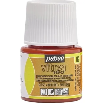 Speciální výtvarná barva Pébéo Vitrea 160 Barva na sklo Saffron Yellow 45 ml 1 ks