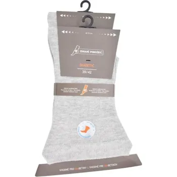 Pánské ponožky PONOŽKY 31118 ELASTICKÉ DIABETICKÉ MIX 22 35-38 2 PÁRY UNI