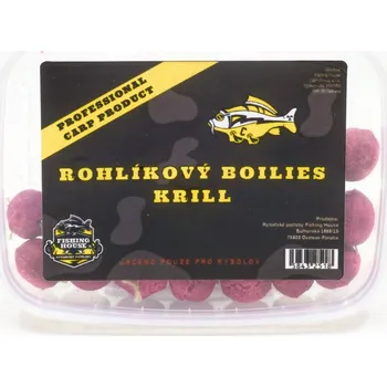 Boilies Fishing House Rohlíkový boilies 40g Krill Průměr: 20mm