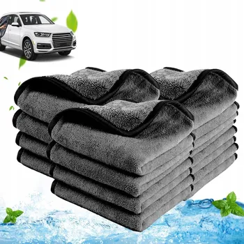 Utěrka Utěrka z mikrovlákna hadřík ručník 40x40cm na čištění auta savá 12 Ks