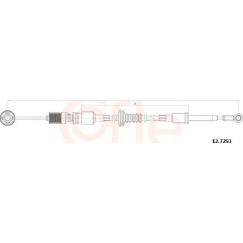 Řazení Tazne lanko, rucni prevodovka, 12.7293